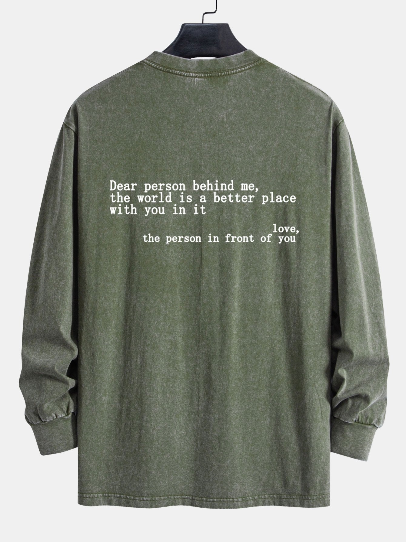 Sweatshirt mit VARENO-Slogan-Print