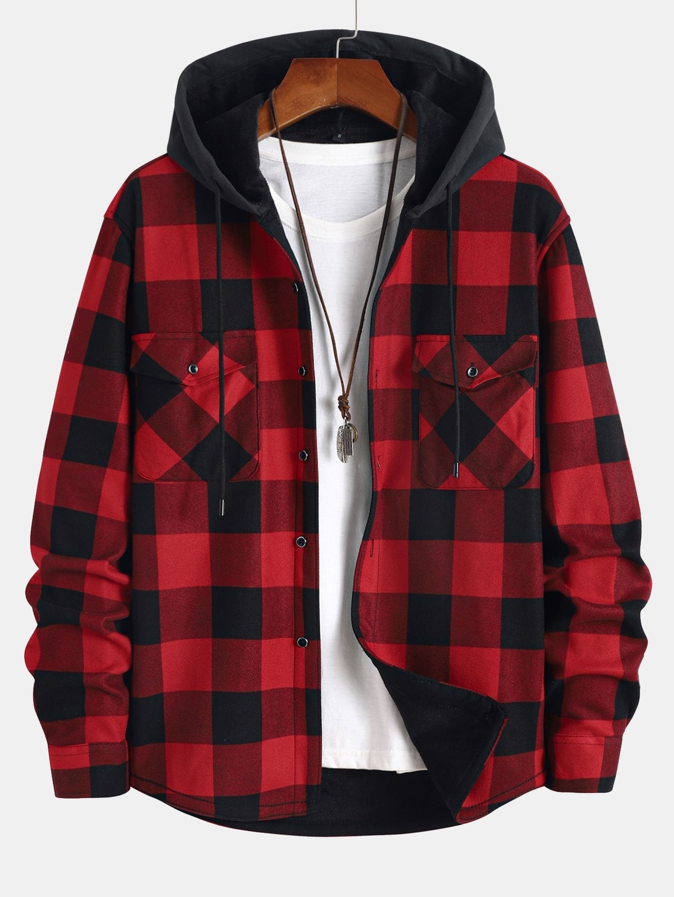 VARENO Flanell-Leinen-Hemdjacke