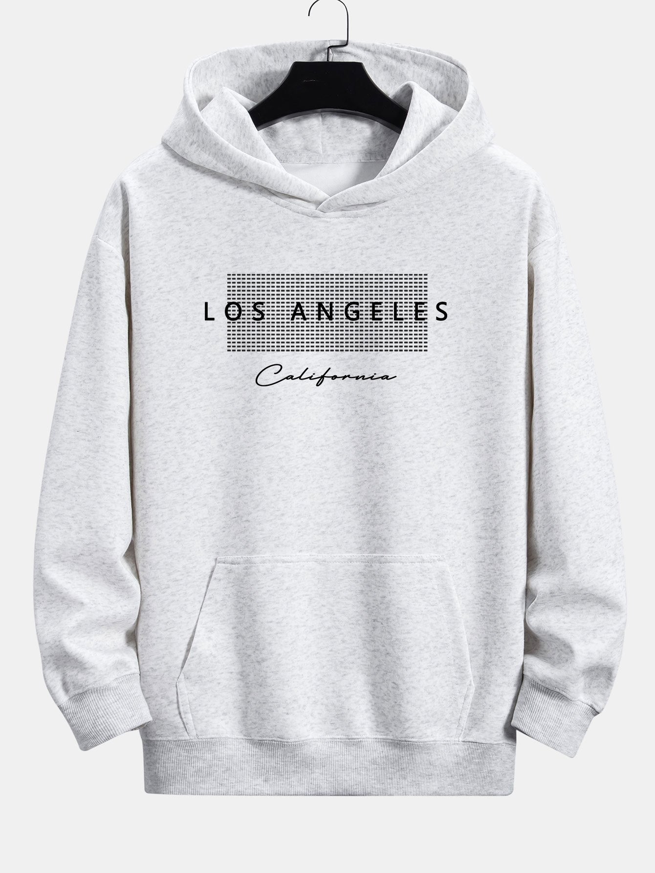 VARENO Los Angeles Karierter Hoodie