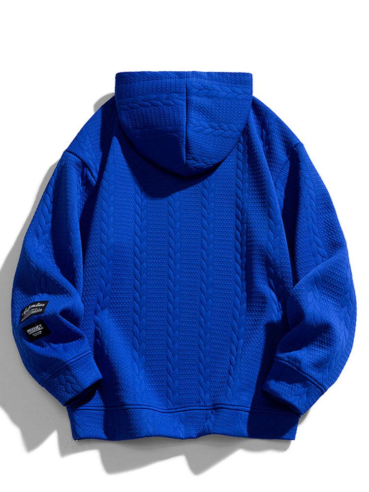 VARENO Weizen-Jacquard-Hoodie