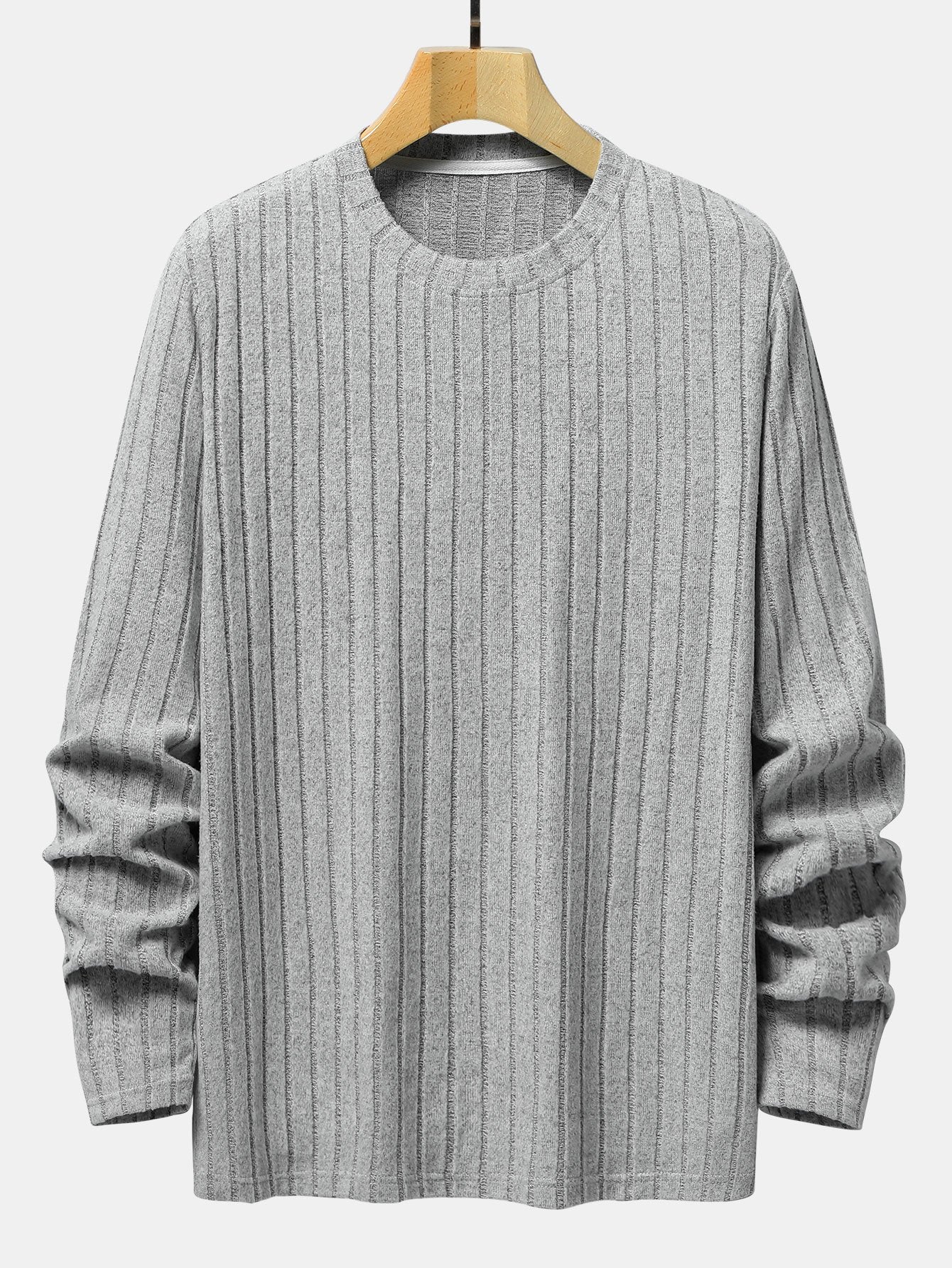 VARENO Rippstrick-Sweatshirt