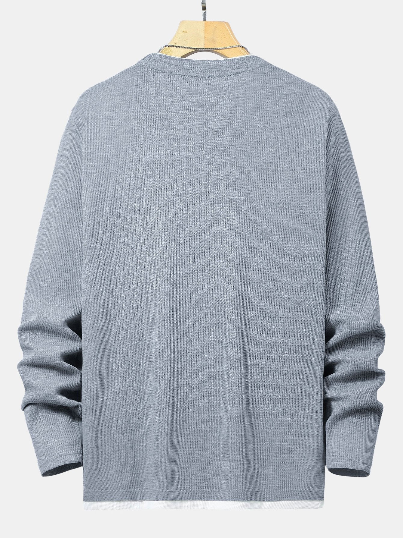 VARENO Waffel-Sweatshirt