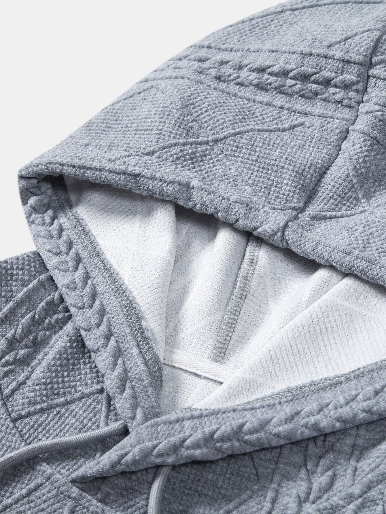 VARENO Geometrischer Hoodie