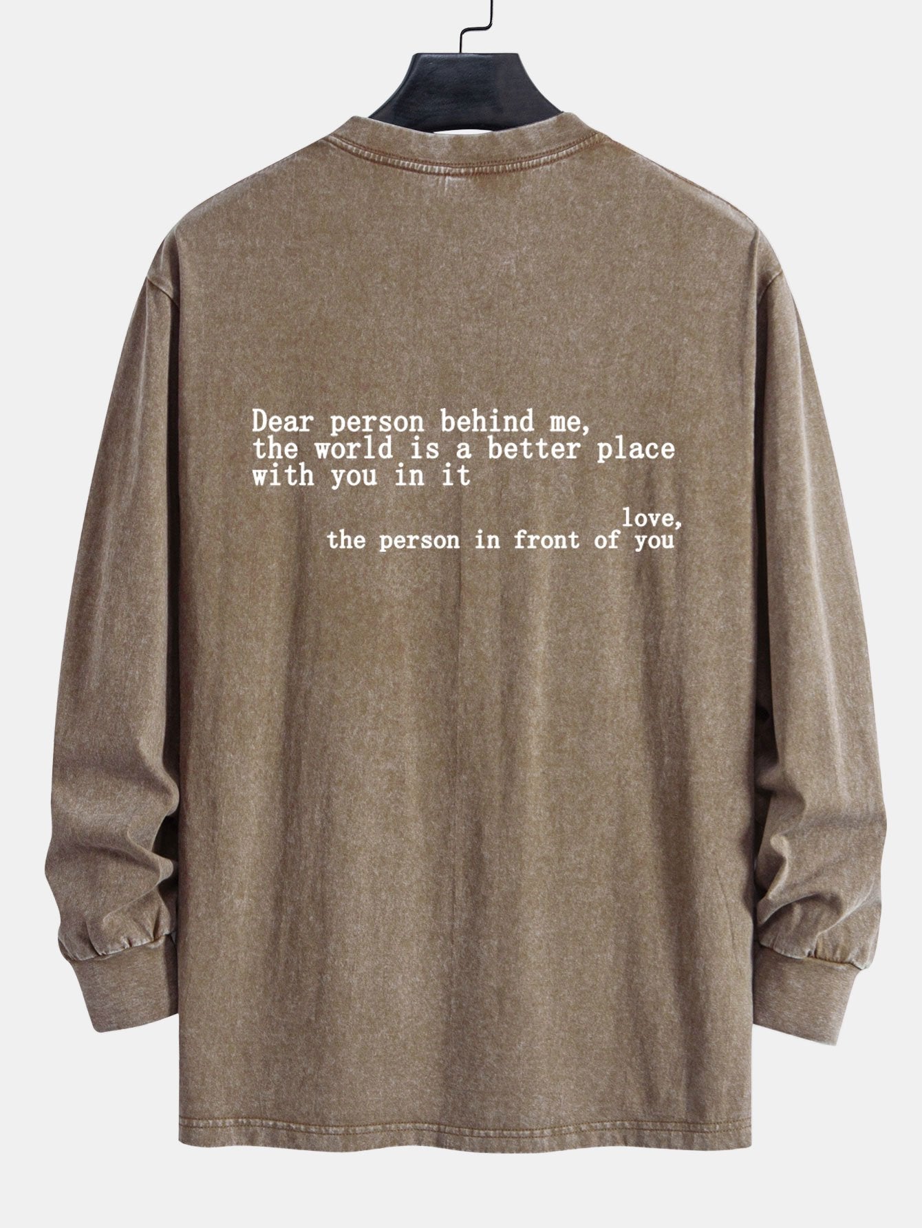 Sweatshirt mit VARENO-Slogan-Print