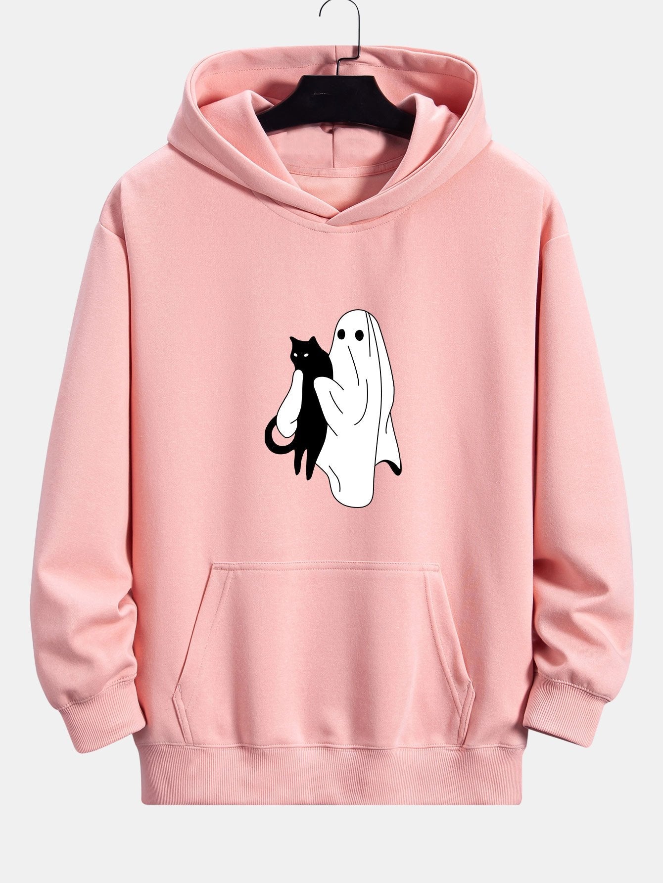 VAREN Kapuzenpullover mit schwarzer Katze
