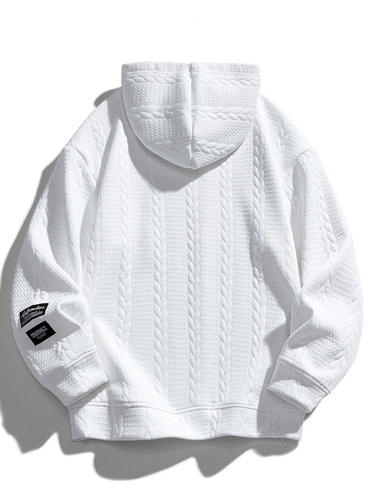 VARENO Weizen-Jacquard-Hoodie