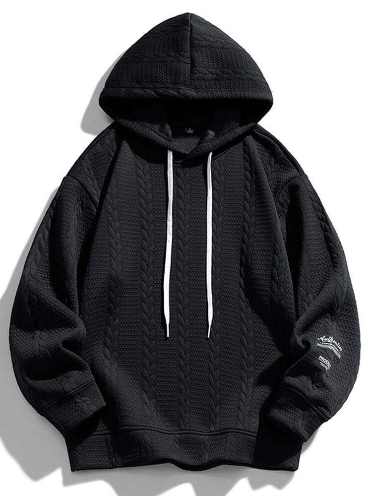 VARENO Weizen-Jacquard-Hoodie
