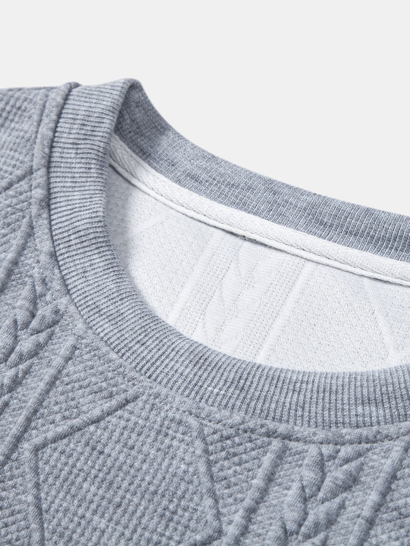 VARENO Fit Geometrisches Sweatshirt