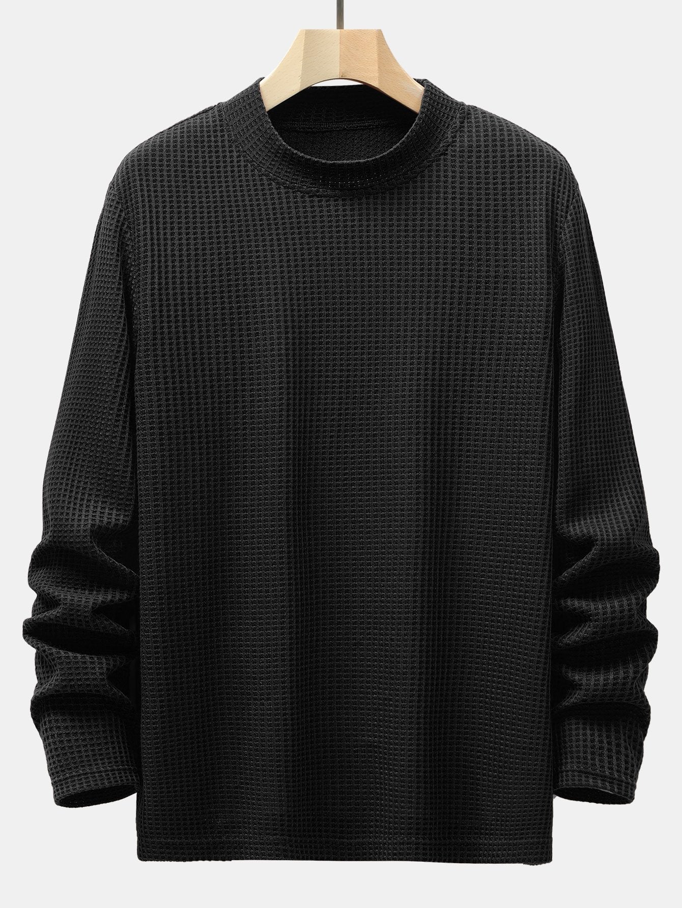 VARENO Waffel-Sweatshirt
