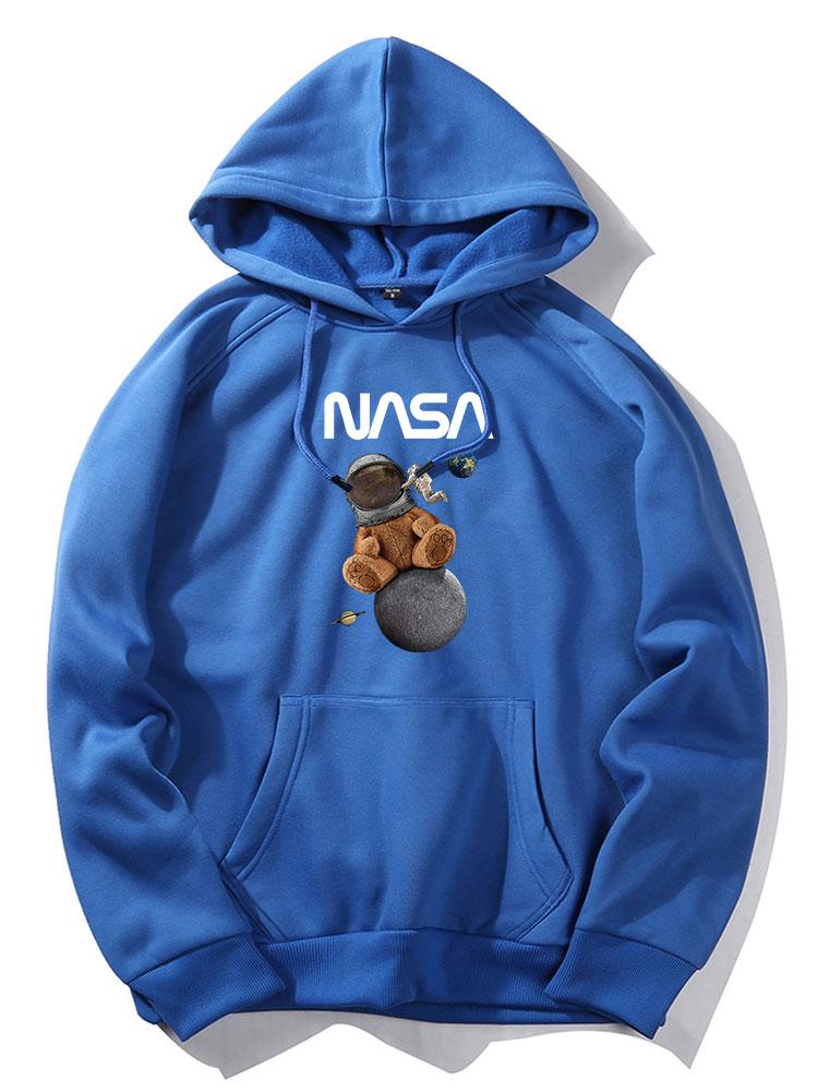 VARENO NASA Space Bear Kapuzenpullover