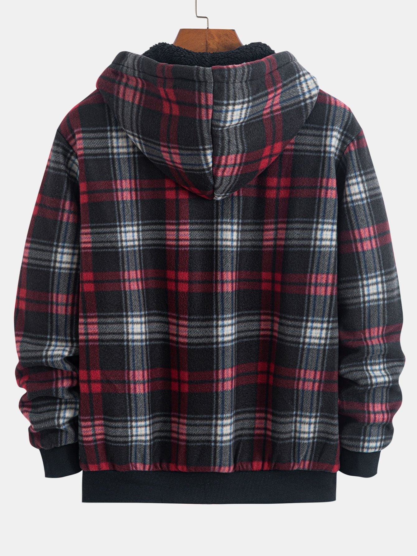 VARENO Teddyfleece-Leinenhemd