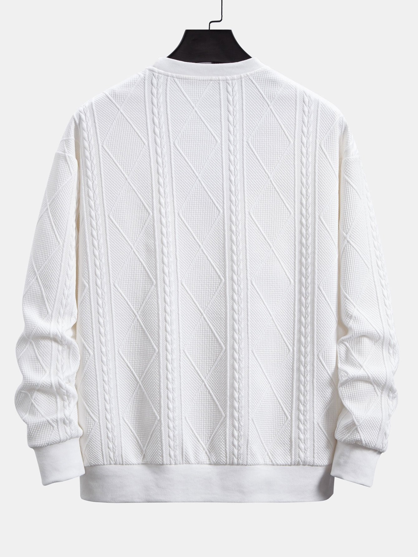 VARENO Fit Geometrisches Sweatshirt