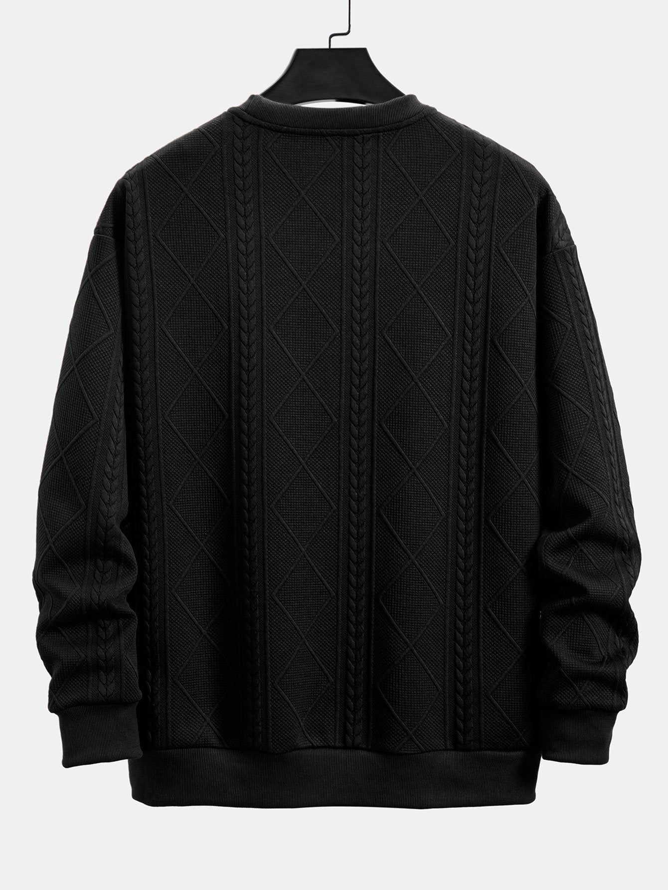 VARENO Fit Geometrisches Sweatshirt