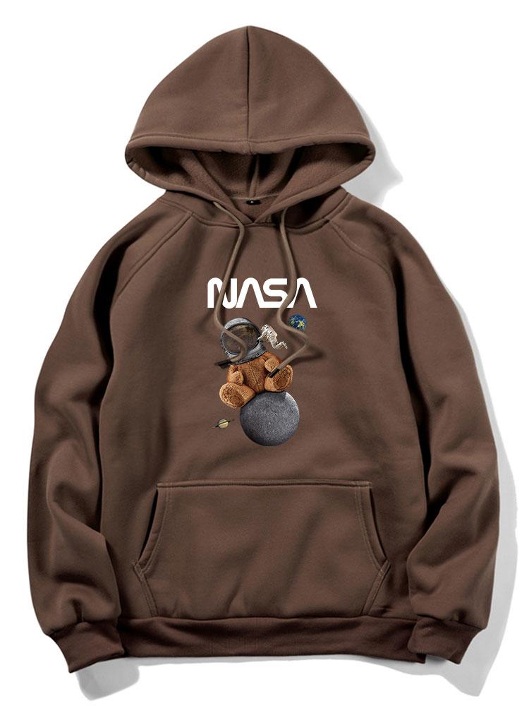 VARENO NASA Space Bear Kapuzenpullover