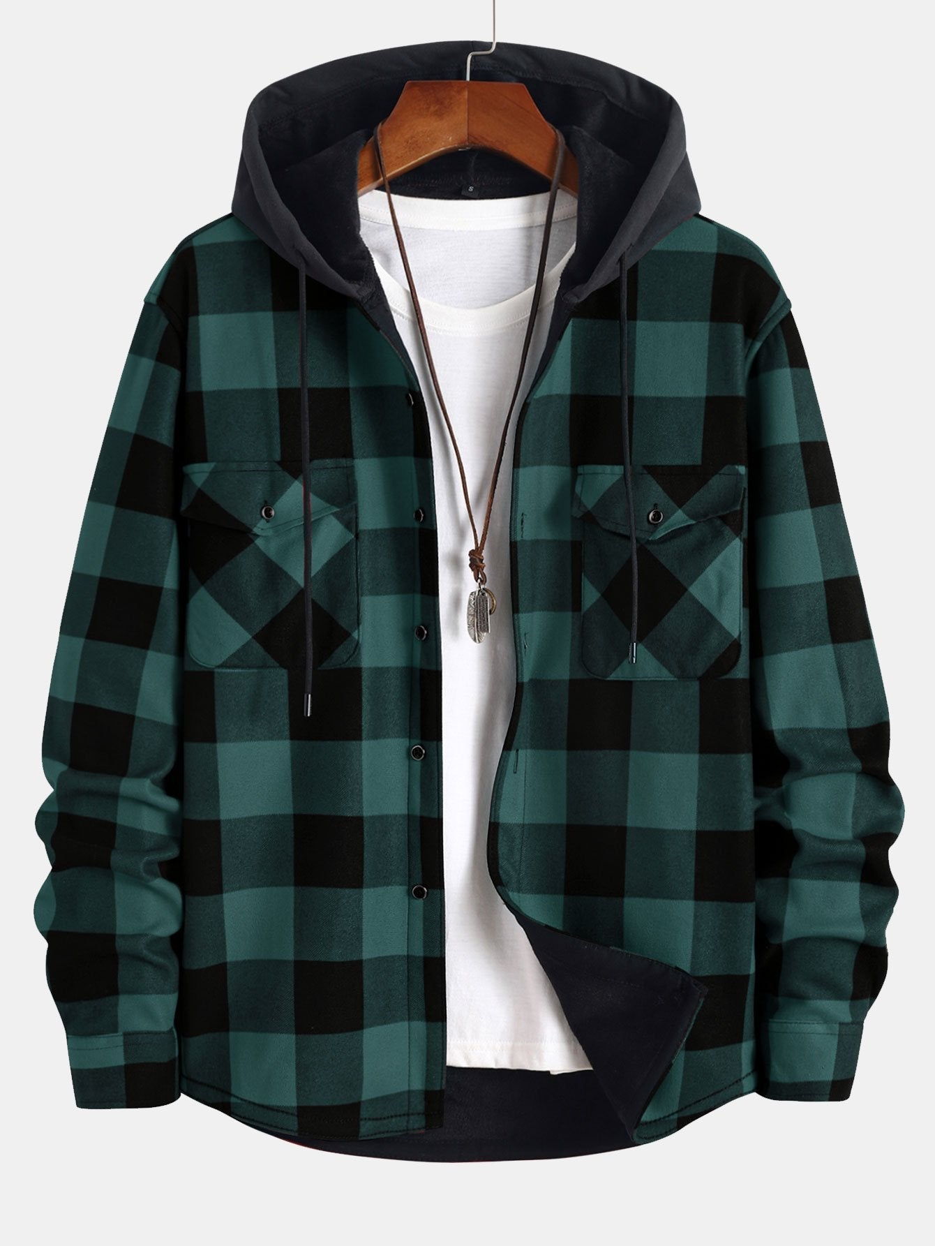 VARENO Flanell-Leinen-Hemdjacke