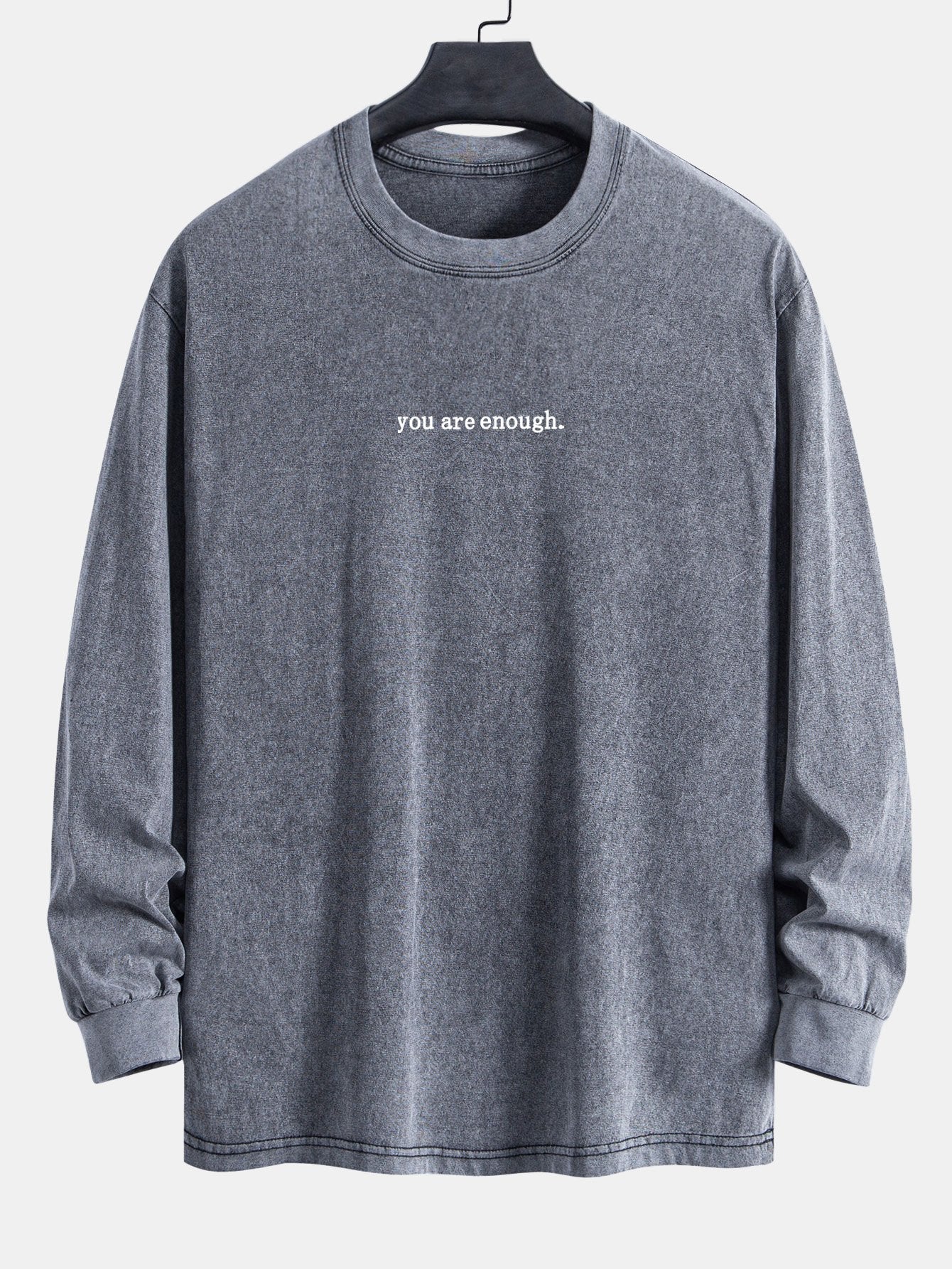 Sweatshirt mit VARENO-Slogan-Print