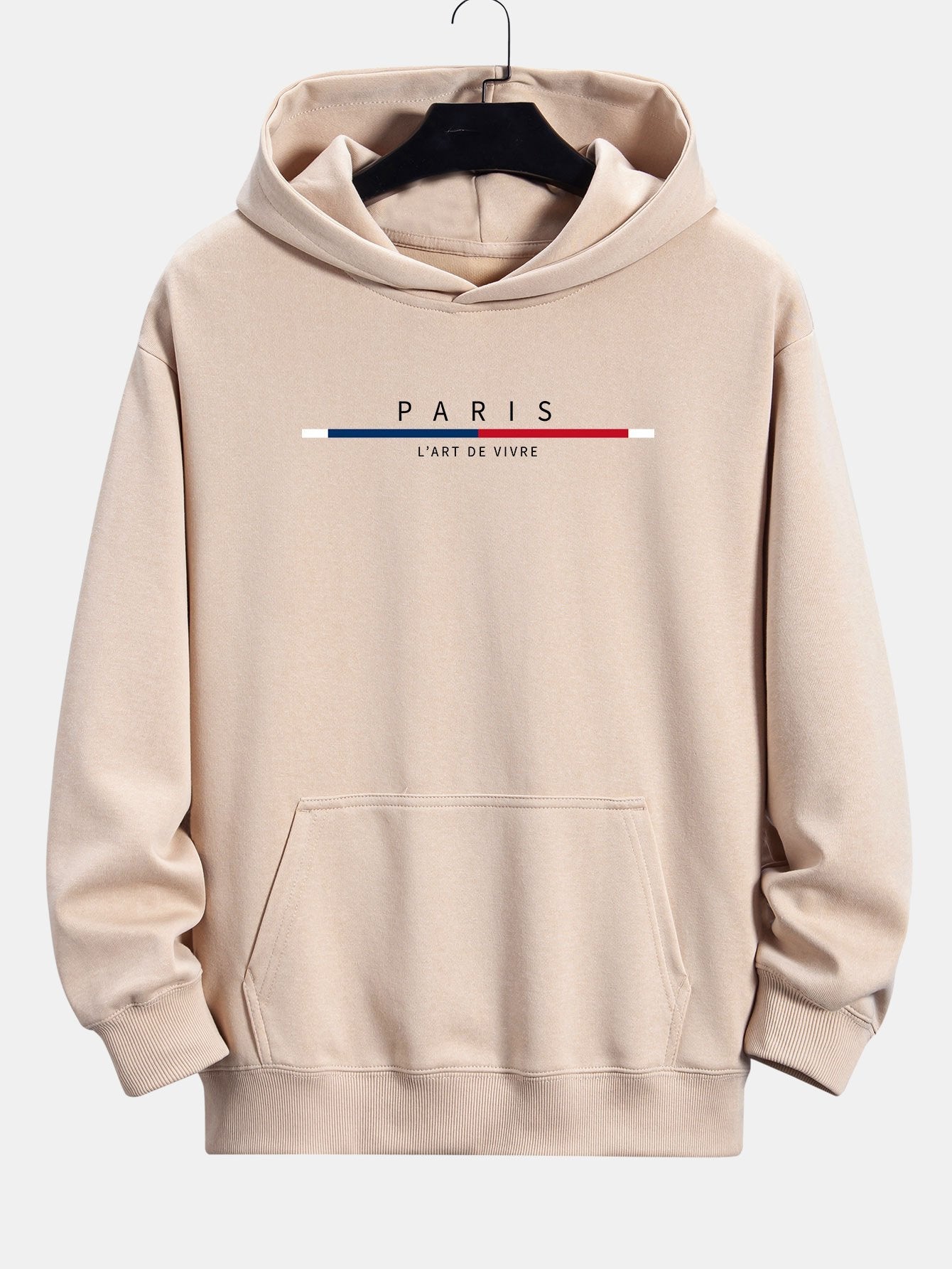 VARENO Paris Streifen-Kapuzenpullover