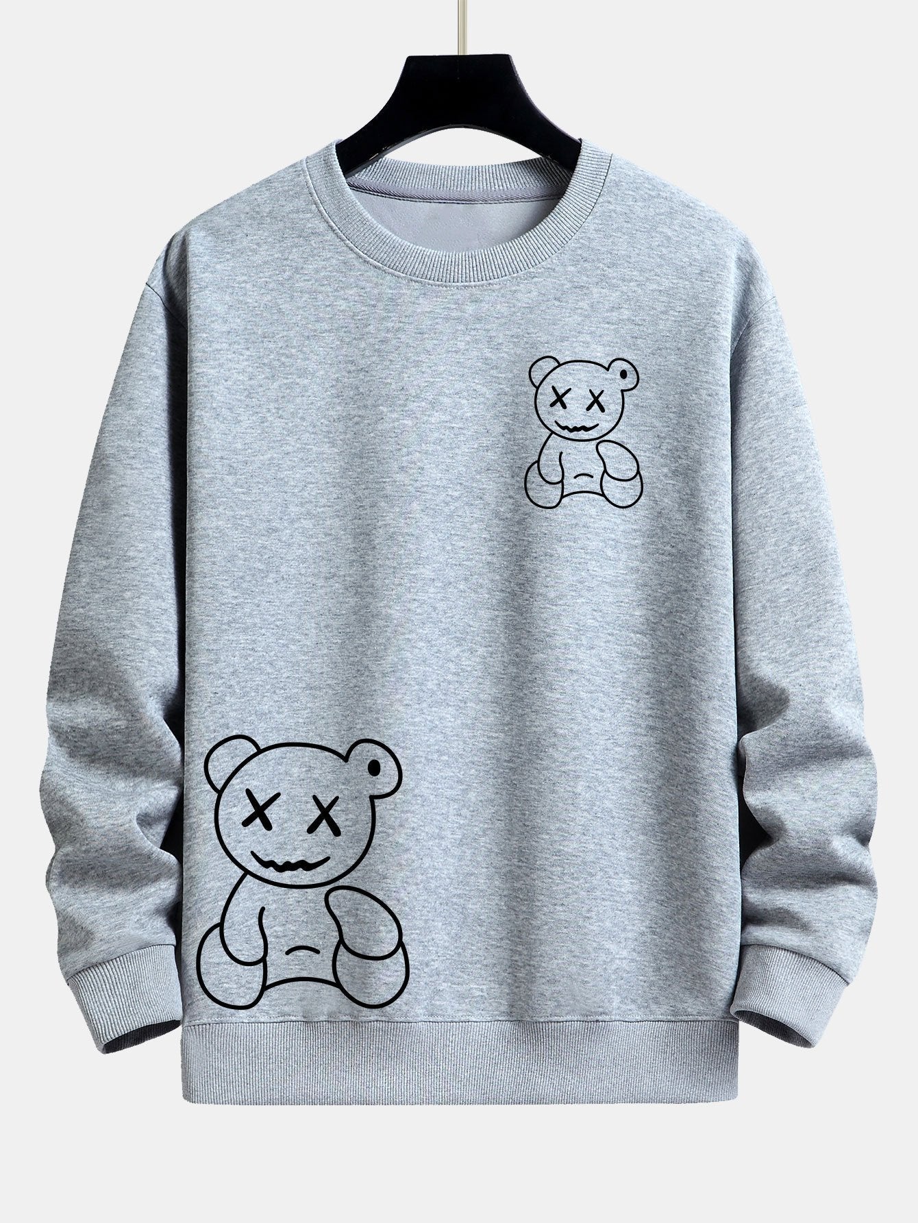 VARENO Sweatshirt mit Bären-Print