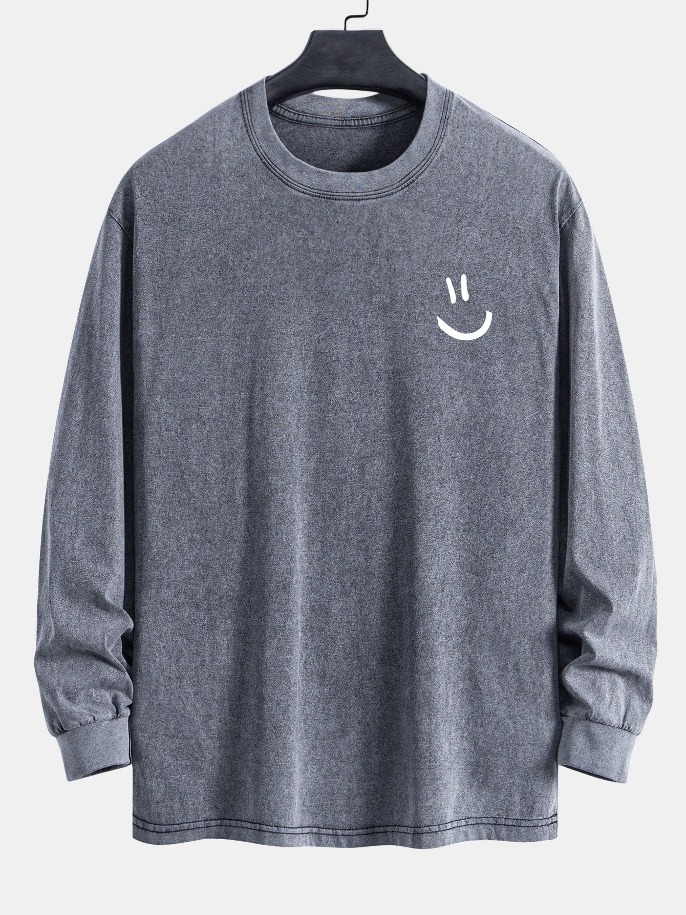 VARENO Smiley Face Sweatshirt