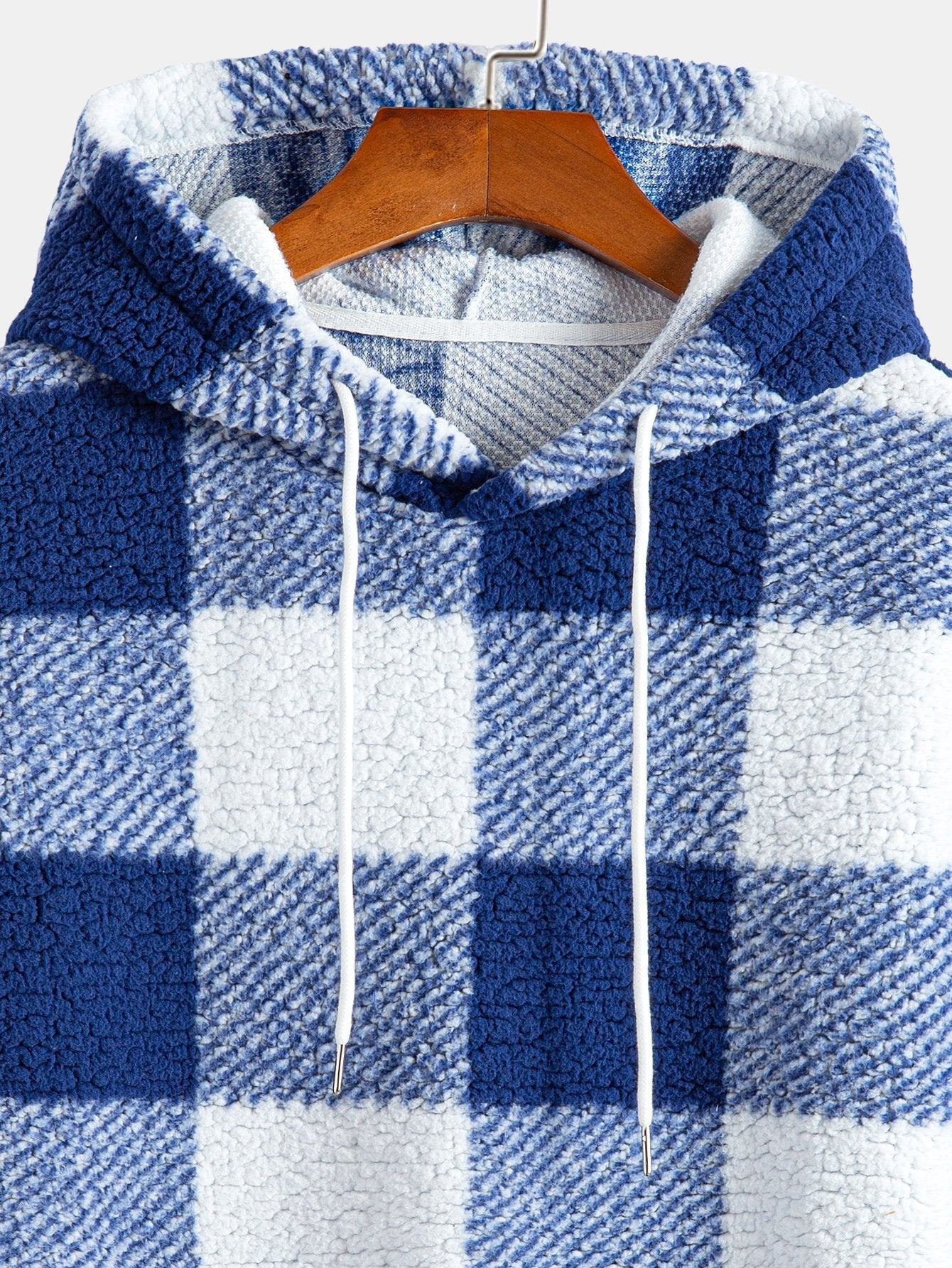 VARENO Kapuzenpullover mit Karomuster