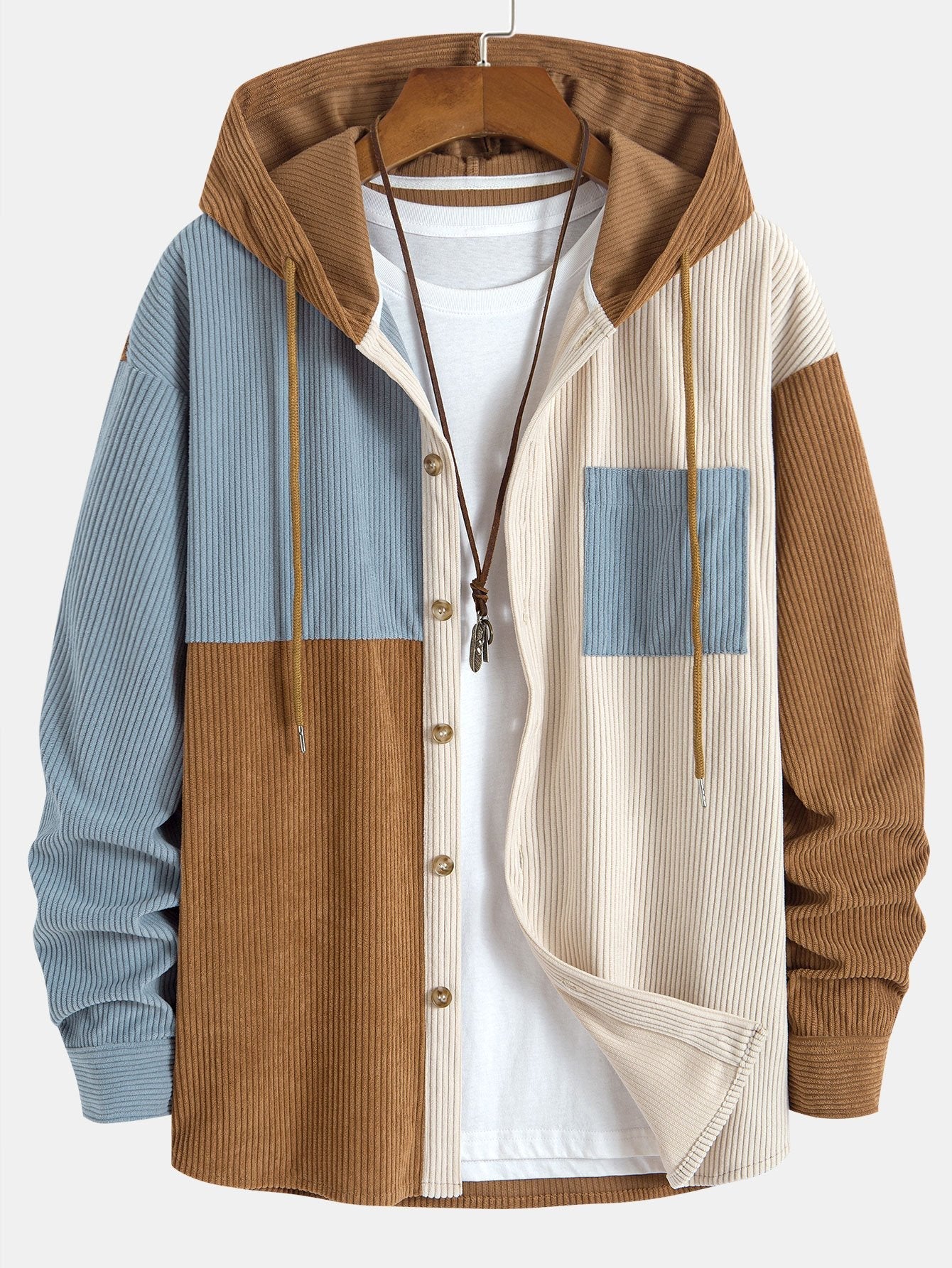 VARENO Colorblock-Hemd