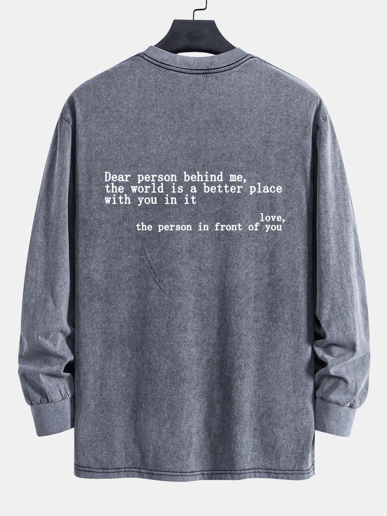 Sweatshirt mit VARENO-Slogan-Print