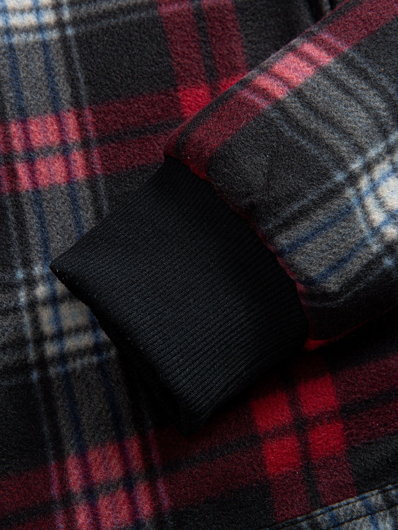 VARENO Teddyfleece-Leinenhemd