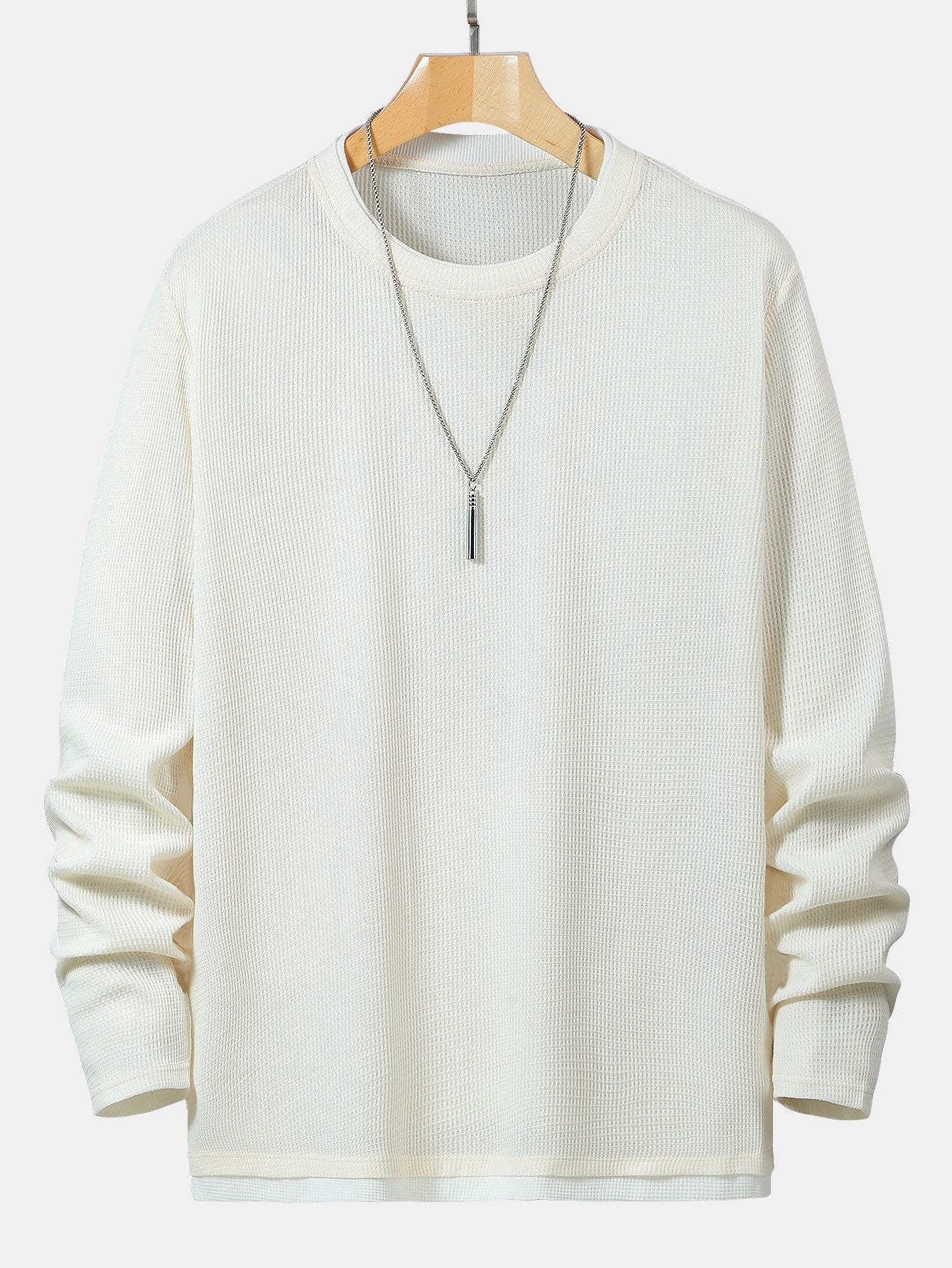 VARENO Waffel-Sweatshirt