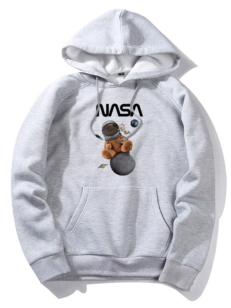 VARENO NASA Space Bear Kapuzenpullover