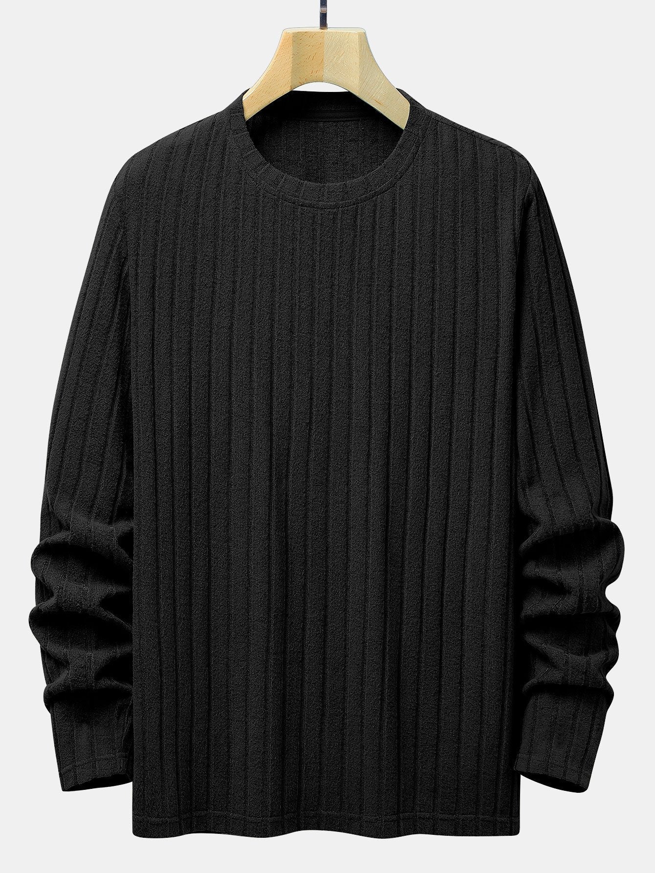 VARENO Rippstrick-Sweatshirt