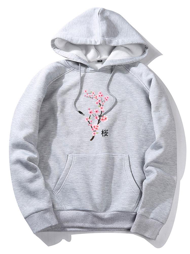 VARENO Kirschblüten Hoodie