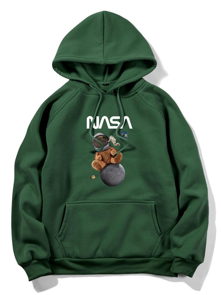 VARENO NASA Space Bear Kapuzenpullover