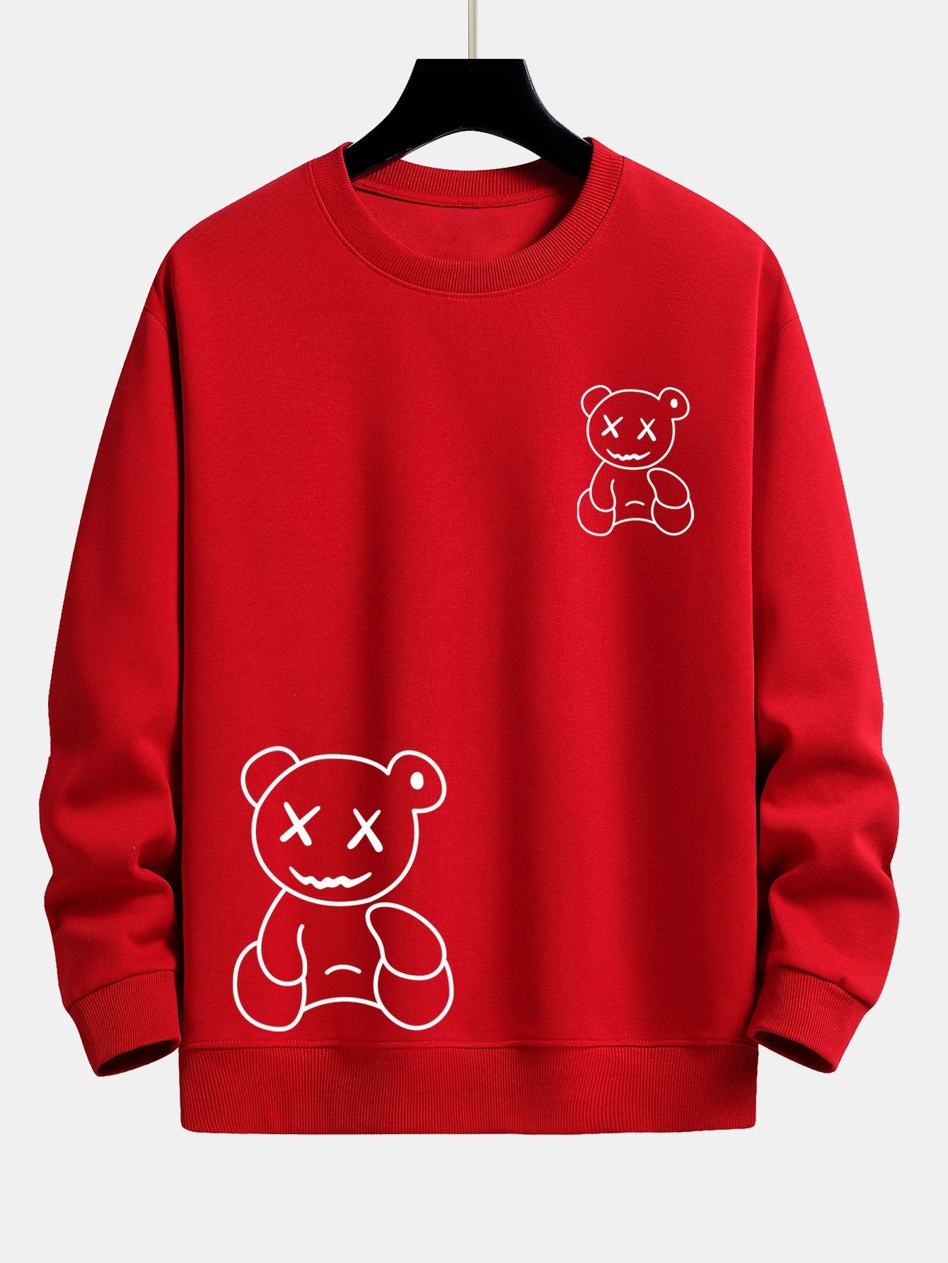 VARENO Sweatshirt mit Bären-Print