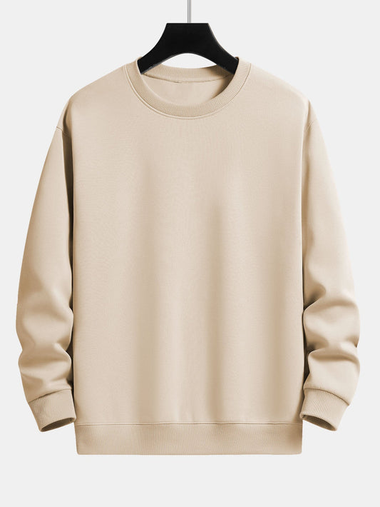 VARENO Basic Einfarbiges Sweatshirt