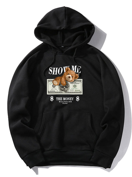 VARENO Money Bear Kapuzenpullover