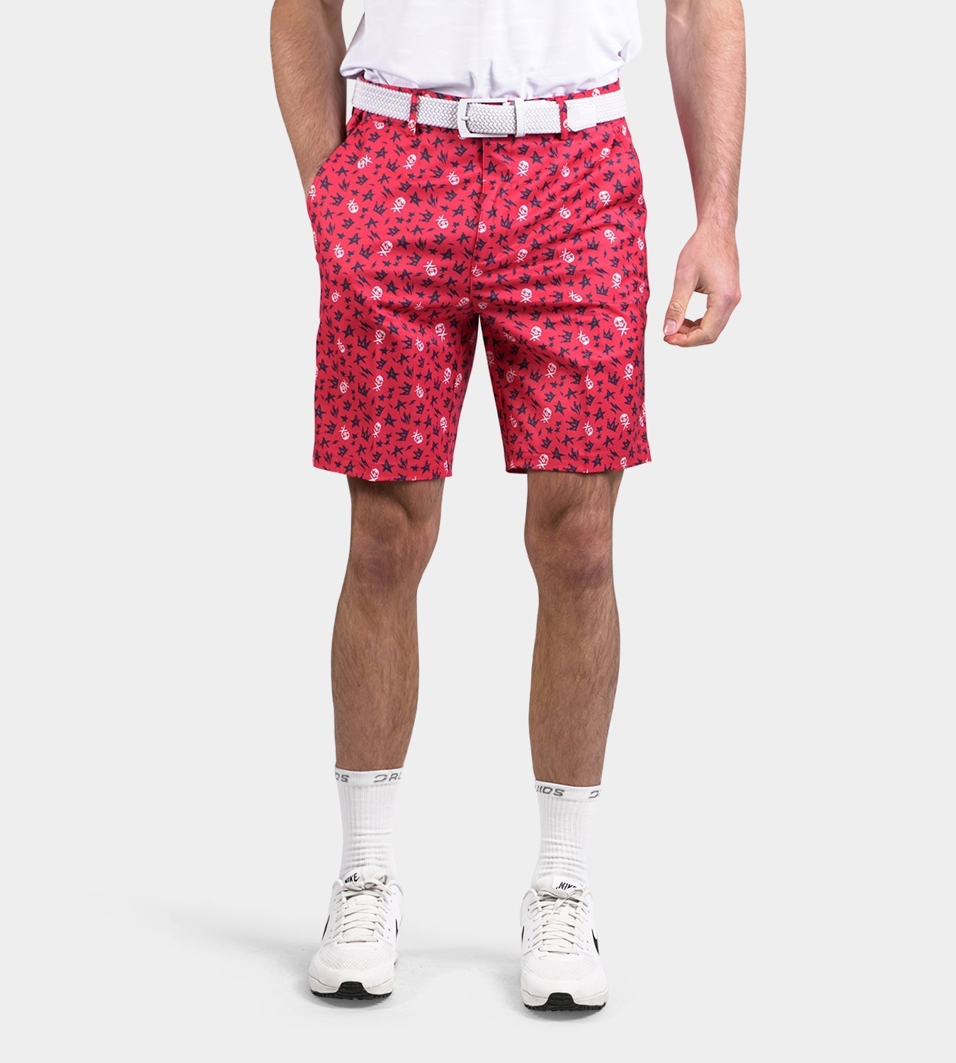 CLIMA GRUNGE SKULLZ SHORTS – ROT