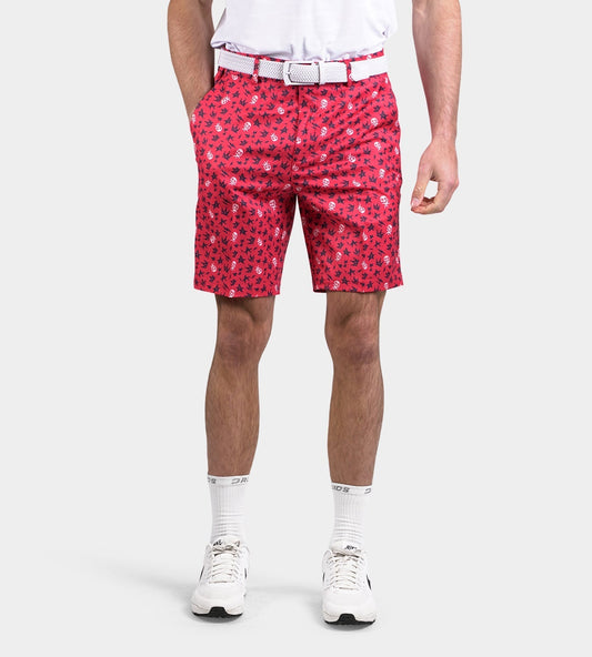 CLIMA GRUNGE SKULLZ SHORTS – ROT