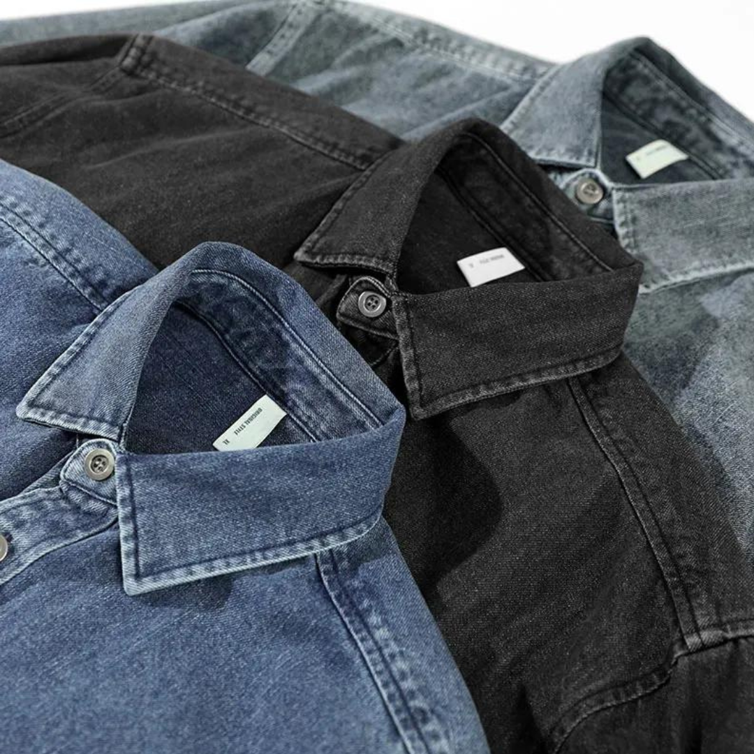 VARENO Jeanshemd 