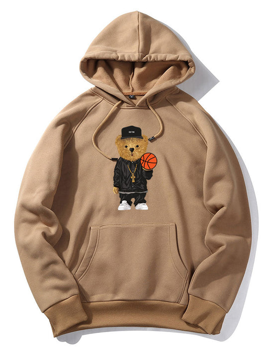 VARENO Basketball-Bären-Hoodie