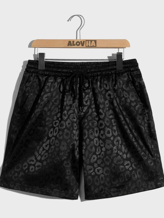 VARENO Leoparden-Shorts