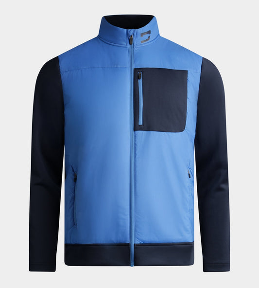 VARENO LINKS Blaue Jacke