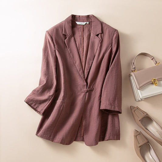 ELLA Leinenblazerjacke