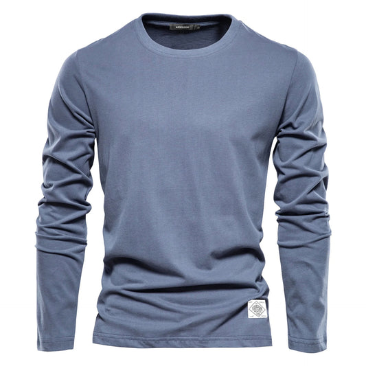 VARENO Langarm-Sweatshirt aus Baumwolle