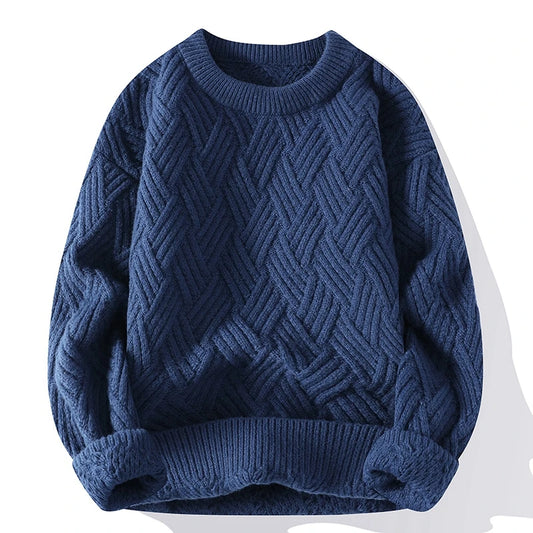VARENO Gestrickter Pullover mit Muster