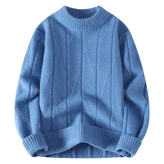 VARENO Neuer schlichter gestreifter Pullover