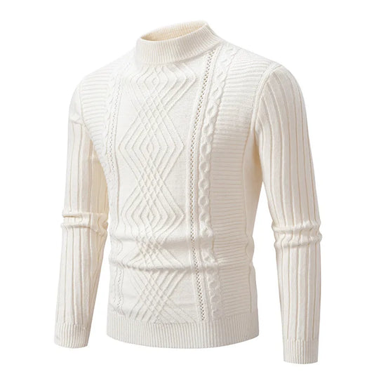 VARENO Pullover mit Stehkragen