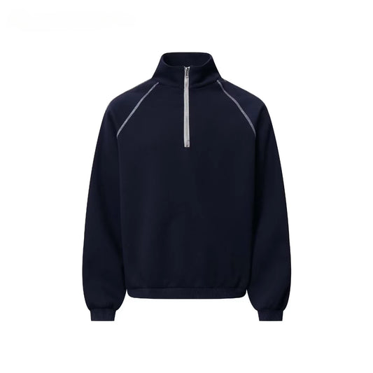 VARENO Sweatshirt mit Reißverschluss