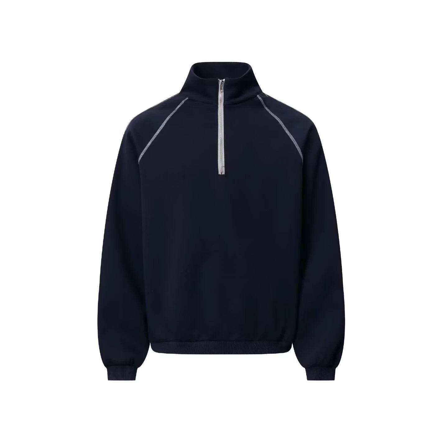 VARENO Sweatshirt mit Reißverschluss