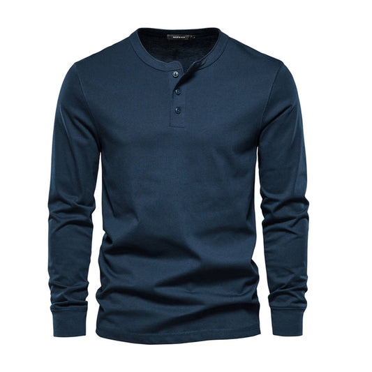 VARENO Henley-Sweatshirt