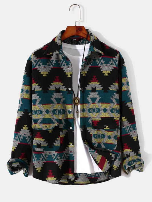 VARENO Azteken-Hemdjacke